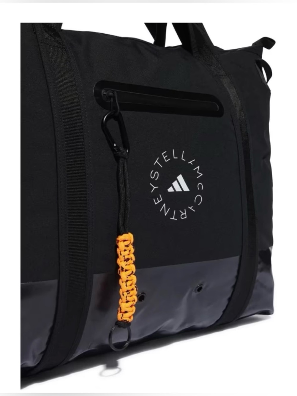 NWT adidas by Stella McCartney Tote Bag, Black/White - Picture 5 of 13